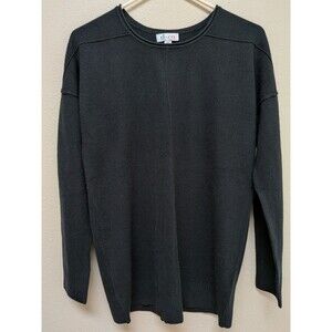 Denim & Co Black Soft Knit Sweater XS Long Sleeve